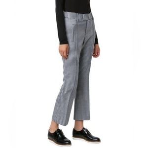 Smythe - Cropped Pintuck Trousers (size 4)